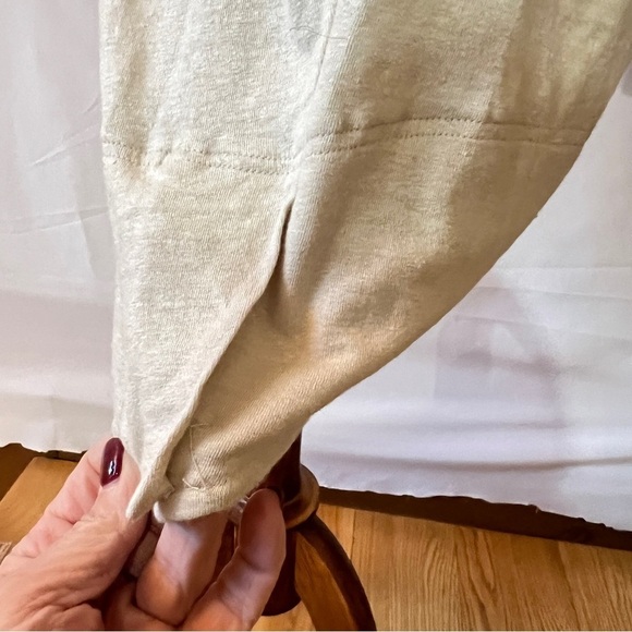 URBAN ZEN MIDI DRESS LAGENLOOK LINEN ARTISAN LUXURY RELAXED BOHEMIAN MINIMALIST - Picture 8 of 13